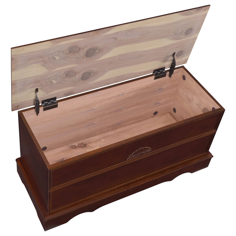 Garrard Wood Accent Trunk, Warm Brown