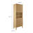 Render Tall Bathroom Storage Cabinet In Walnut-101179048