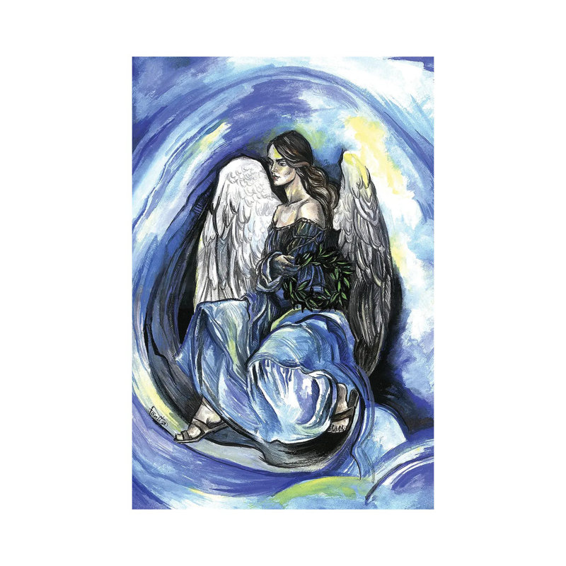 Angel Of Triumph by Fanitsa Petrou - Wrapped Canvas Print