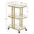 Khalis Salon Metal Multi-Purpose Utility Trolley Cart, Rolling Cart with Wheels