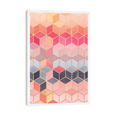 Happy Cubes by Elisabeth Fredriksson - 1 Piece Wall Art on Canvas