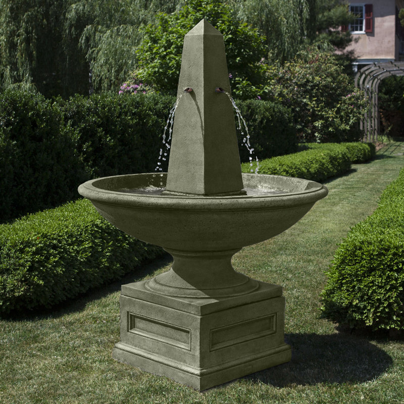 Condotti Column Fountain, Copper Bronze