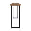 Console en bois massif vieilli 70 po Glendive, naturel -786699104-782142672