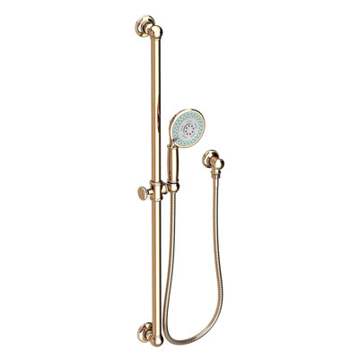 Slide Bar With Single Function Hand Shower Set