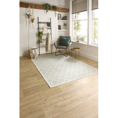 Gundolf Geometric Chenille Area Rug