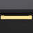 Black 2-Drawer Rectangular Nightstand-769589515