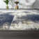 Haughay Abstract Navy/White/Gray Area Rug