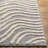 Rectangle Geometric Machine Woven Area Rug in Grey-70927266