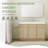 48 inch Free standing Single Bathroom Vanity With Resin Vanity Top