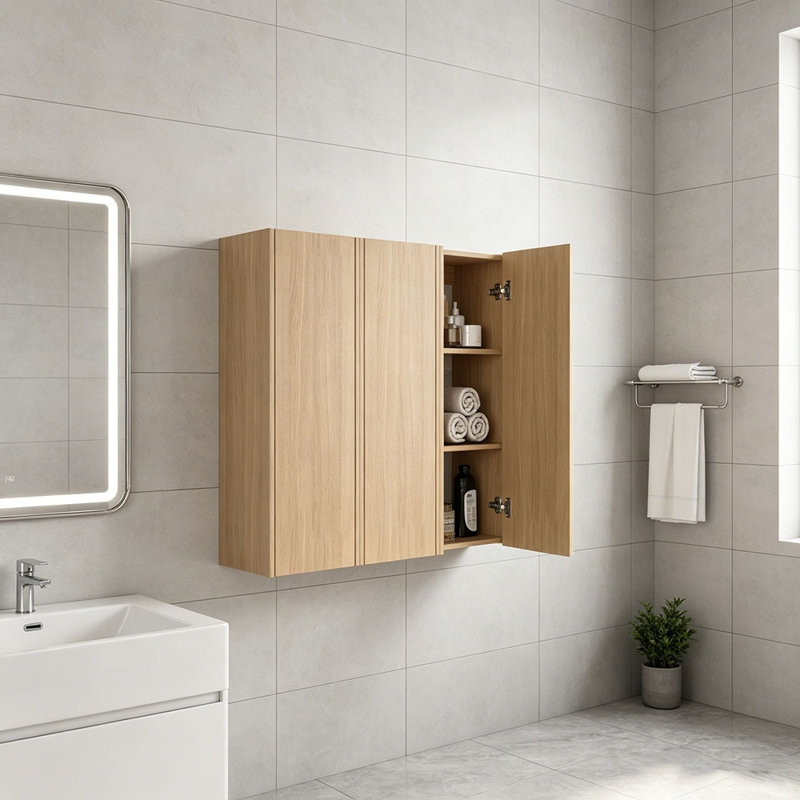 Combinaison d'armoire murale 36 pouces, porte à fermeture douce, convenant à une petite salle de bain, bureau, rangement (KD-Packing) -12 * 3