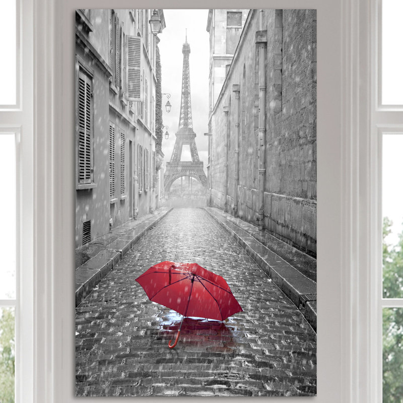 «Lost Umbrella», impression sur toile tendue, H 60 po x l 36 po x P 1,5 po