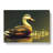 Luminous Duck - Wrapped Canvas Painting-2073438365