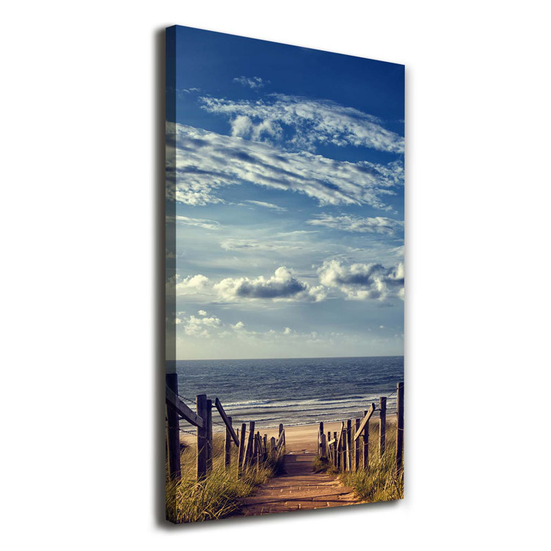 Path To The Beach - Wrapped Canvas Print