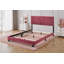 Lit double en velours cerisier Modena-83537962-83537959