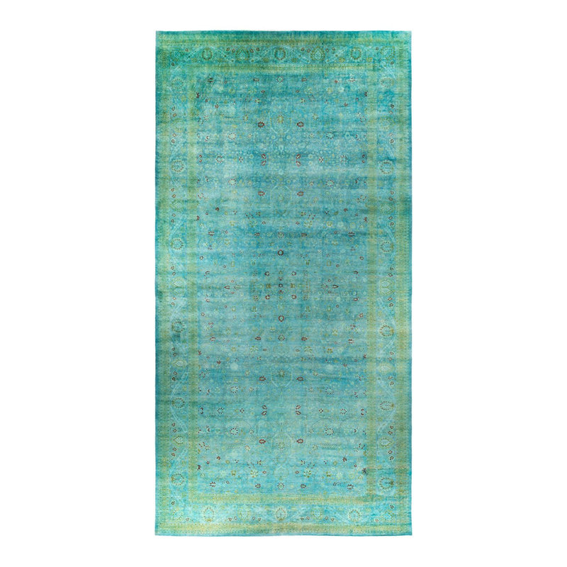 Tapis unique en laine 10 pi 3 po x 20 pi 4 po Kuwala