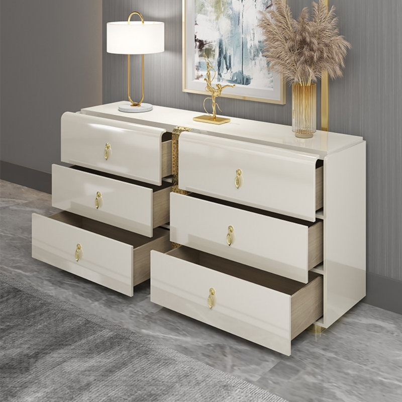 Buffet crème, H 35,43 po x l 62,99 po x P 15,75 po