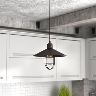 Luminaire suspendu conique 1 lumière