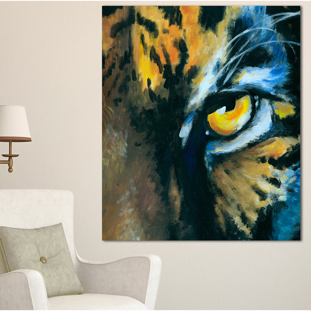" Ferocious Eye Of Tiger " Design Art 