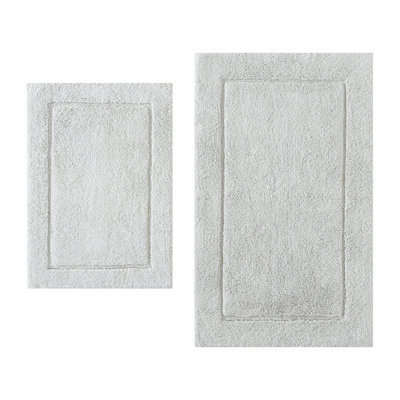 Calvin Klein Essence Solid Cotton 2 Piece Bath Rug Set