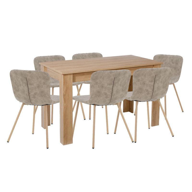 Ludden 6 - Person Dining Set