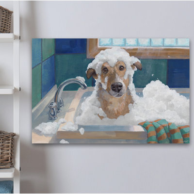 Wash Wash Your Trouble - reproduction d'art sur toile tendue