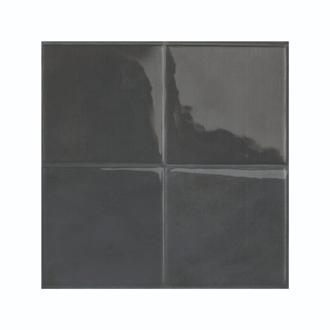 Peel and Stick Gel Backsplash Tile Zellige 9" x 9" (Set of 4) Smart Tiles