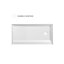 Base de douche simple Laredo l 60 po x P 30 po-92120735
