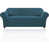 Teal Polyester/Polyester Blend selected
