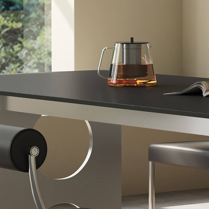 Modern Stainless Steel Dining Table