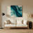 Gradient Abstract 43 Blue Metal Wall Art-583738524