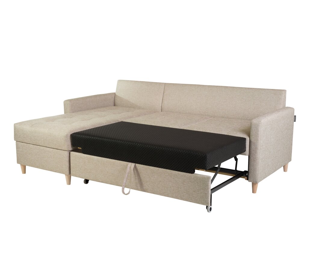 Ecksofa Vasquez mit Bettfunktion