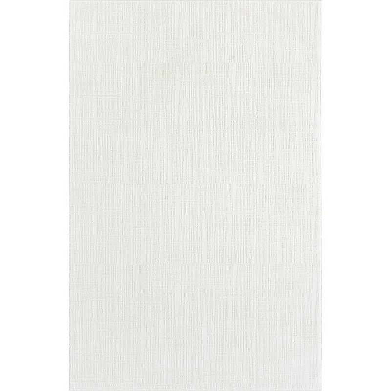 Tapis crème tissé texturé Abani Jceura, Rectangle 7 pi 9 po x 10 pi 2 po