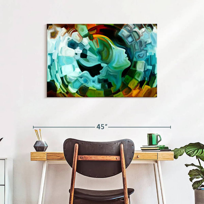 Leisha Creative Mind, 24" H x 36" W