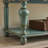 American Retro Solid Wood Carved Display Cabinet