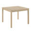 Ensemble de salle à manger carré moderne Nook 5 pièces avec 4 chaises rembourrées pour petits espaces-135396627
