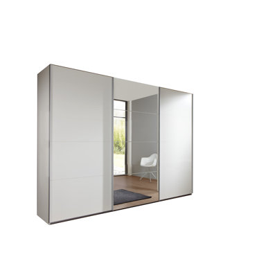 Lerone 3 Door Manufactured Wood Wardrobe