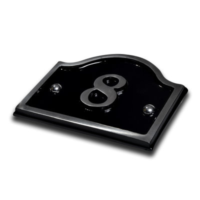 Jaclynn 11.5cm H Reflective Metal House Number