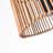 Atka 1- Light Dimmable Swing Arm Wall Lamp with Rattan Shade