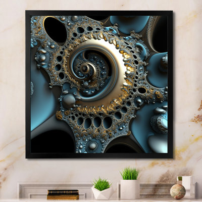 Turquoise Fractal Emanation VII " Turquoise Fractal Emanation VII "