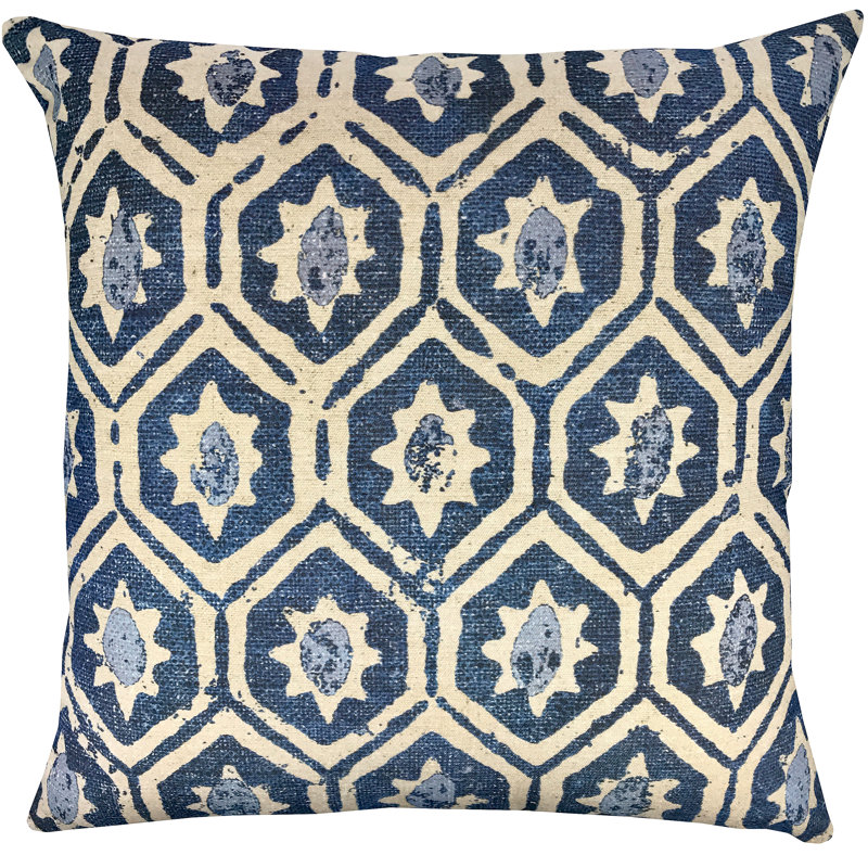 Cotton Reversible Throw Pillow