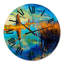 Windmills By The Deep Blue Lake - Horloge murale nautique et côtière-60282373