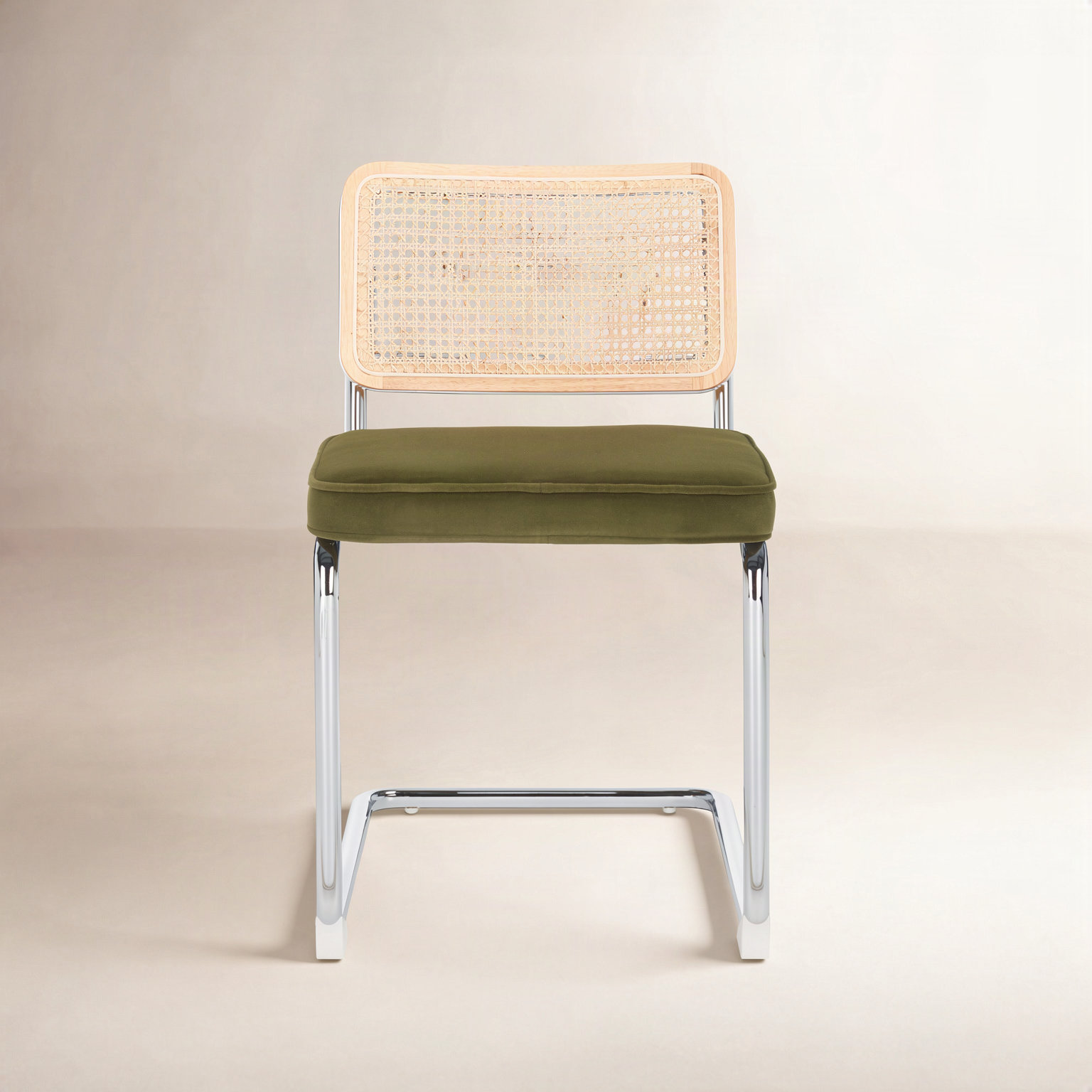 Waka Linen Dining Chair, Olive