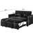 Mexborough Velvet Square Arms Sofa-1526852255-1519699701