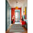 Multi-Colored Stripe Sectioned Ethnic Patterned Decorative Rug-197271654