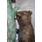 Bear beside a Tree with Mailbox Bronze Statue -  Size: 19"L x 20"W x 50"H. 