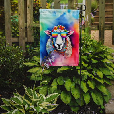 Drapeau de jardin hippie