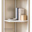 Corner Shelf, 6-Tier Corner Storage Rack with Storage Space and Fabric Drawer-137866605