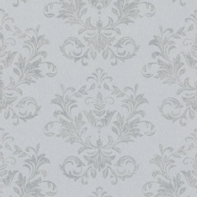 Hotel Damask Glitter Design Wallpaper Roll