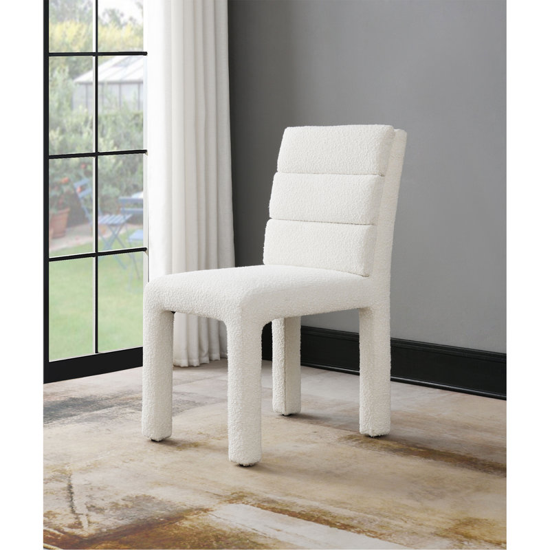 Ensemble de 2 chaises d'appoint Hettie Beige Boucle