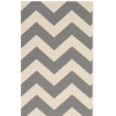 Arneshia Light Gray/Anthracite Indoor / Outdoor Area Indoor/Outdoor Area Rug